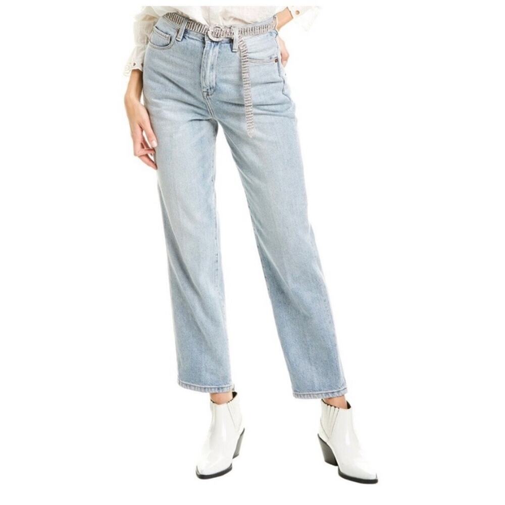 Blank NYC The Howard Light Wash Loose Fit Mid Rise Cropped Jeans, EUC, Size 29